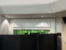 Looking over the barrier in the rotunda into the E-F connector