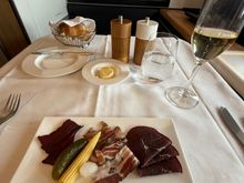 The cured meat appetizer.