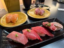 Went for the tuna mix, plus salmon and some white fish