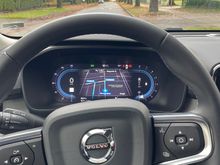 Digital Instrument Cluster with Google Maps enabled 