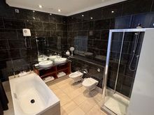 large size bathroom, but no heat in the bathroom, so was a bit cold. 