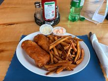 Fish and chips.