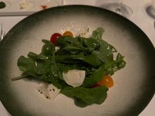 Round number 2: Mozarella salad; good.