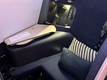 We chose seats in the middle, since we were going to sleep most of the flight anyway