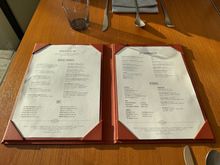 Breakfast a la carte menu