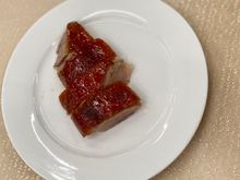 Portion of roast duck