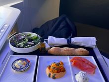 Smoked salmon starter - very good. 
