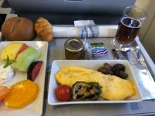 Breakfast ATH/FRA breakfast. I advanced a seafood menu.
