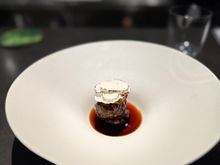 Tteokgalbi: really good meaty umami meatball; balanced with truffle.