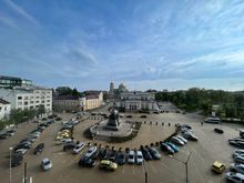 Slightly delayed, this was my view from the hotel this morning after an unplanned overnight at SOF. No points for guessing the reasons or the hotel : )