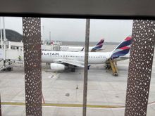 The A320 doing the SCL-AEP run from gate D1