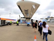 Boarding at GLA