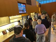 Coffee queue 
