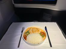 Red curry chicken; used to be with egg noodles but only recently switched to rice. Probably my favorite of the three.