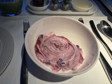 Greek yoghurt with berries- looking back now this was listed as with pineapple compote and granola which it obviously was not. 