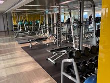 Gym has a good view