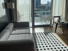 Living room and balcony