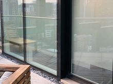 Public corridor with views of our balcony