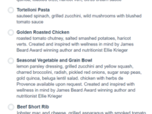JFK-MAD J 5/1/24 Meal Options