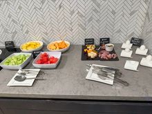 Fruit and charcuterie