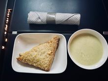 Big fan of the three cheese mid-flight and the potato leek soup was tasty