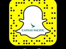 Cathay Pacific Snapchat