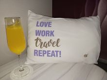 And you can keep the pillow!