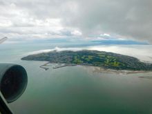 Passed by Howth village while landing in DUB. DFW-DUB.