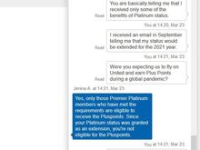Chat with United MileagePlus customer service #2