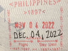 Recent 30-day entry stamp