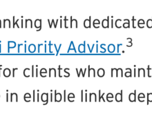 Citi Priority minimum
