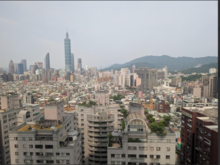 View from my hotel room