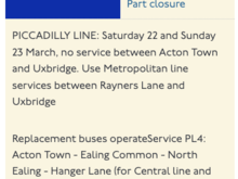 TfL status page