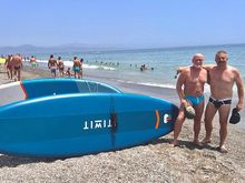 Jack and me after our paddle