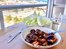 Lunch out on the terrace
