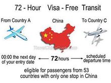 72 hours Visa-free if only one China stop