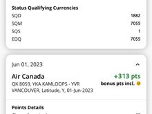 $1,906 SQD posted for YKA-YVR-LHR in Bizz Lowest