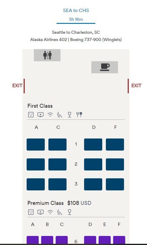 737 900 Winglets Going To 3 Rows In First No Placeholder Seat Map Flyertalk Forums