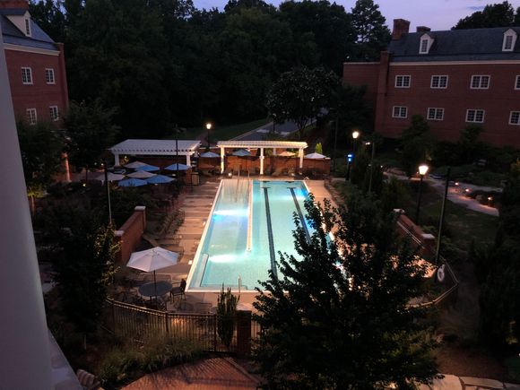 View of pool