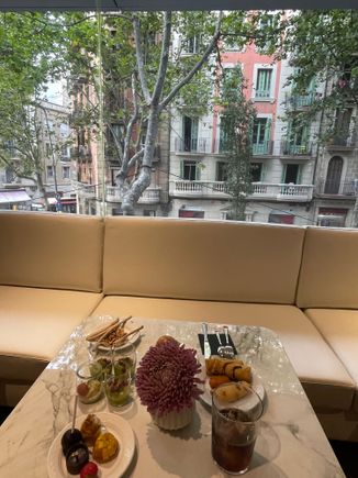 Evening spread 