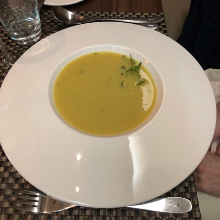 Corn chowder soup of the day