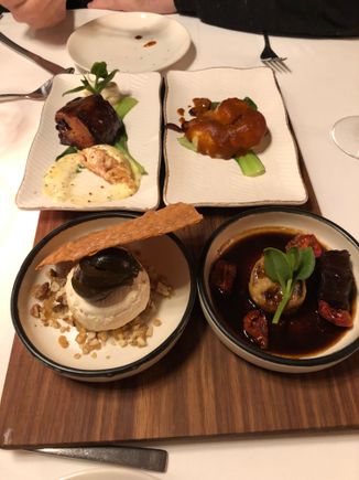 A range of sharing plates as starters