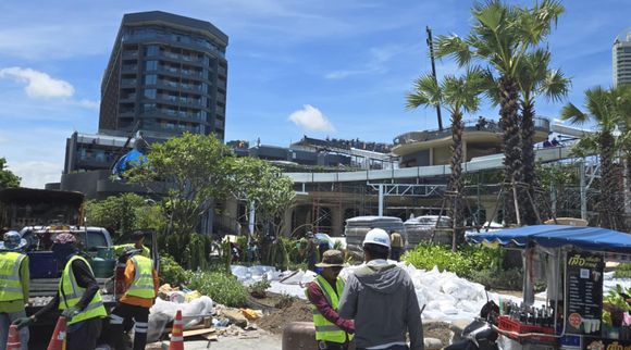 Some construction still but resort looks almost ready