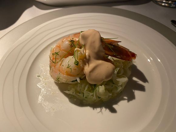 Prawns F Class DXB IAD