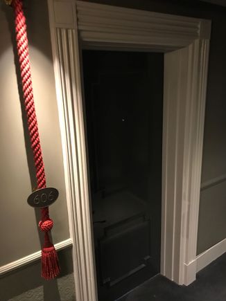 The door to the suite, "you rang milord?"