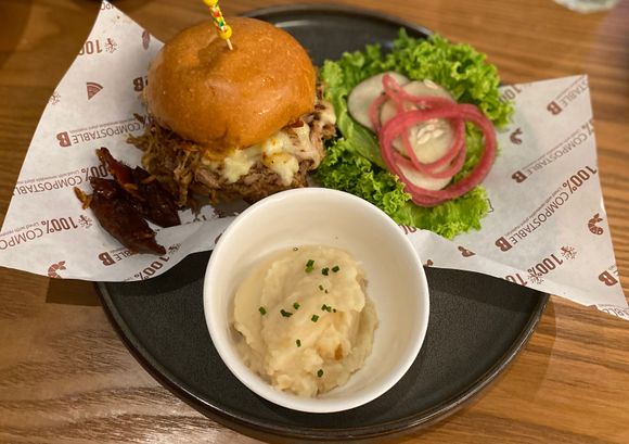 Monkey glands burger 