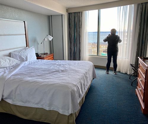 King Bayview bedroom. 