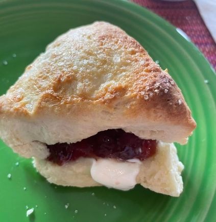 Cream tea scones. Pretty tasty!