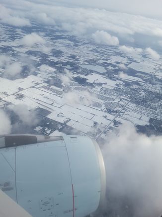Getting ready to land YYZ