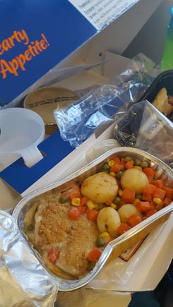 Kosher breakfast - vegetable schnizel